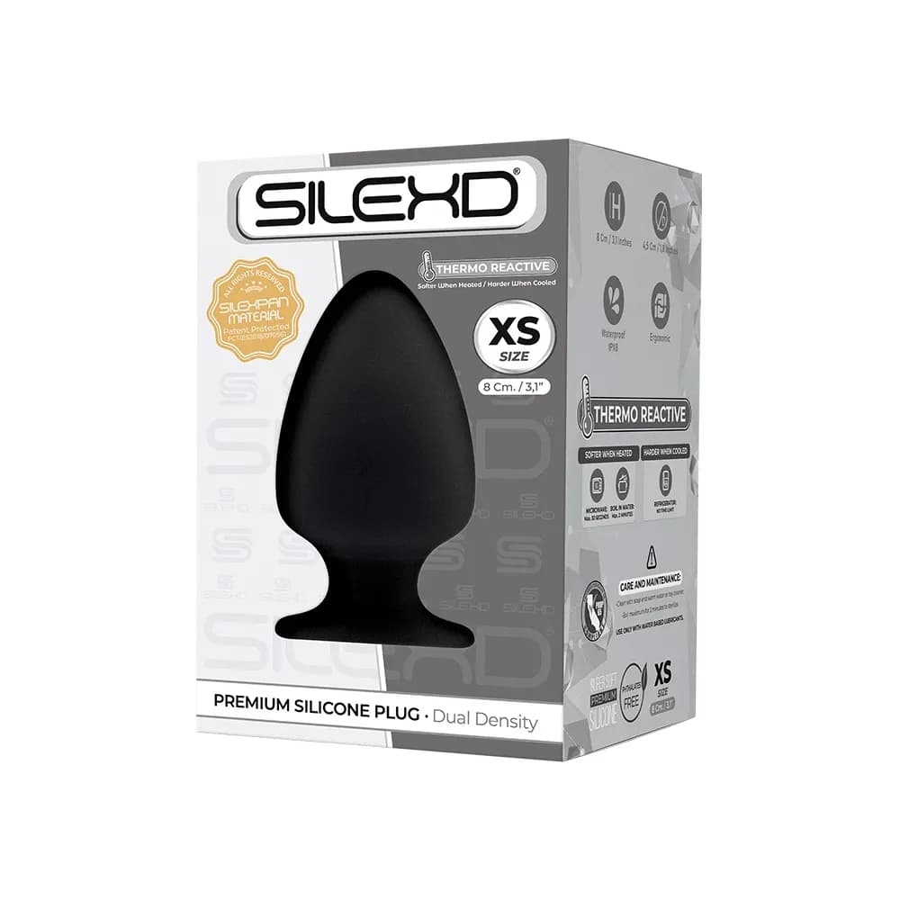 SileXD Model 1 Анальная пробка маленькая Adrien Lastic , длина 8.00 см, диаметр 4.50 см