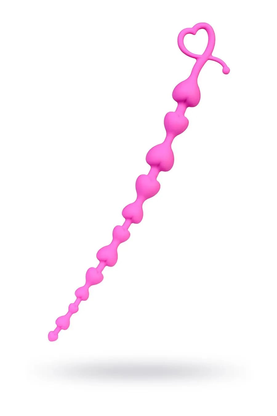 Анальная цепочка ToDo by Toyfa Long Sweety, силикон, розовый, 34 см, Ø 2,7 см