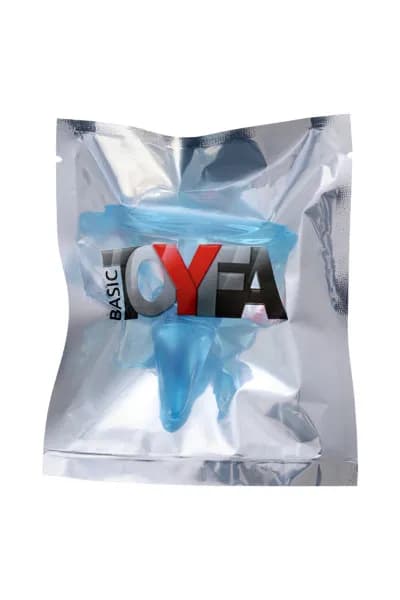 Анальная втулка TOYFA, ABS пластик, голубая, 6,5 см,  2,5 см