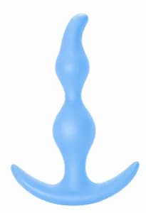 АНАЛЬНАЯ ПРОБКА BENT ANAL PLUG BLUE Минимальная ширина: 1,3 Максимальная ширина: 3 Общая длина: 13