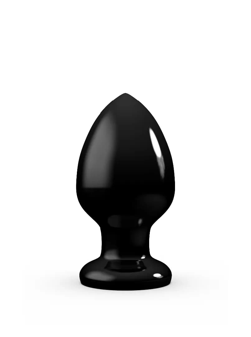 Плаг-массажёр для простаты black MAGNUM 8 в ламинате Длина рабочая 100 мм. Диаметр 60 мм.