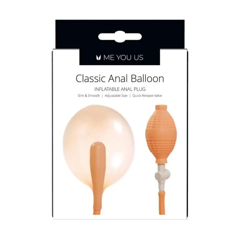 Анальная пробка из пвх с грушей Me You Us Classic Anal Balloon 13 х 32 см