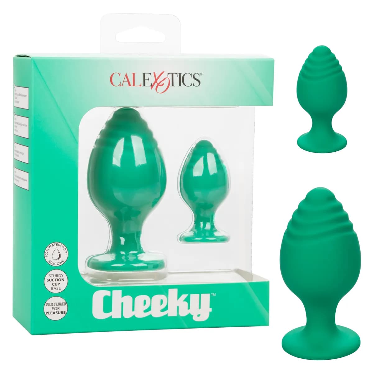 Набор из двух анальных пробок CHEEKY