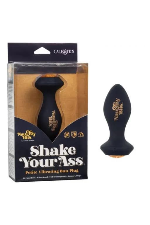 Вибрирующая анальная пробка Naughty Bits Shake Your Ass, 10 функций вибрации
