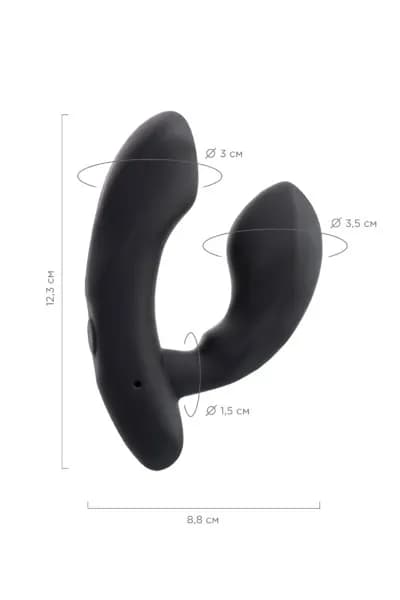 Стимулятор простаты Lovense Edge,силикон, черный, 11,4 см ПОД ЗАКАЗ!