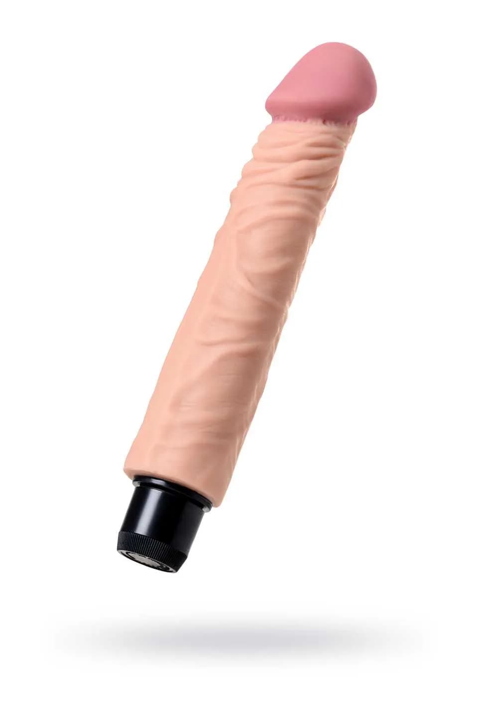 Реалистичный вибратор TOYFA A-Toys, TPE, Мульскоростной, телесный, 20 см