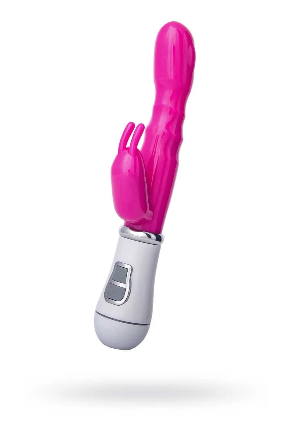 Вибратор с клиторальным стимулятором TOYFA A-Toys, TPE, Розовый, 20 см