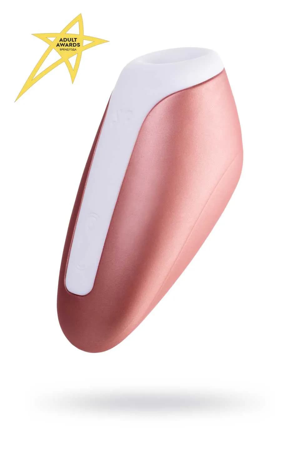 Вакуум-волновой бесконтактный стимулятор клитора Satisfyer Love Breeze, Силикон, Розовый, 9,5 см