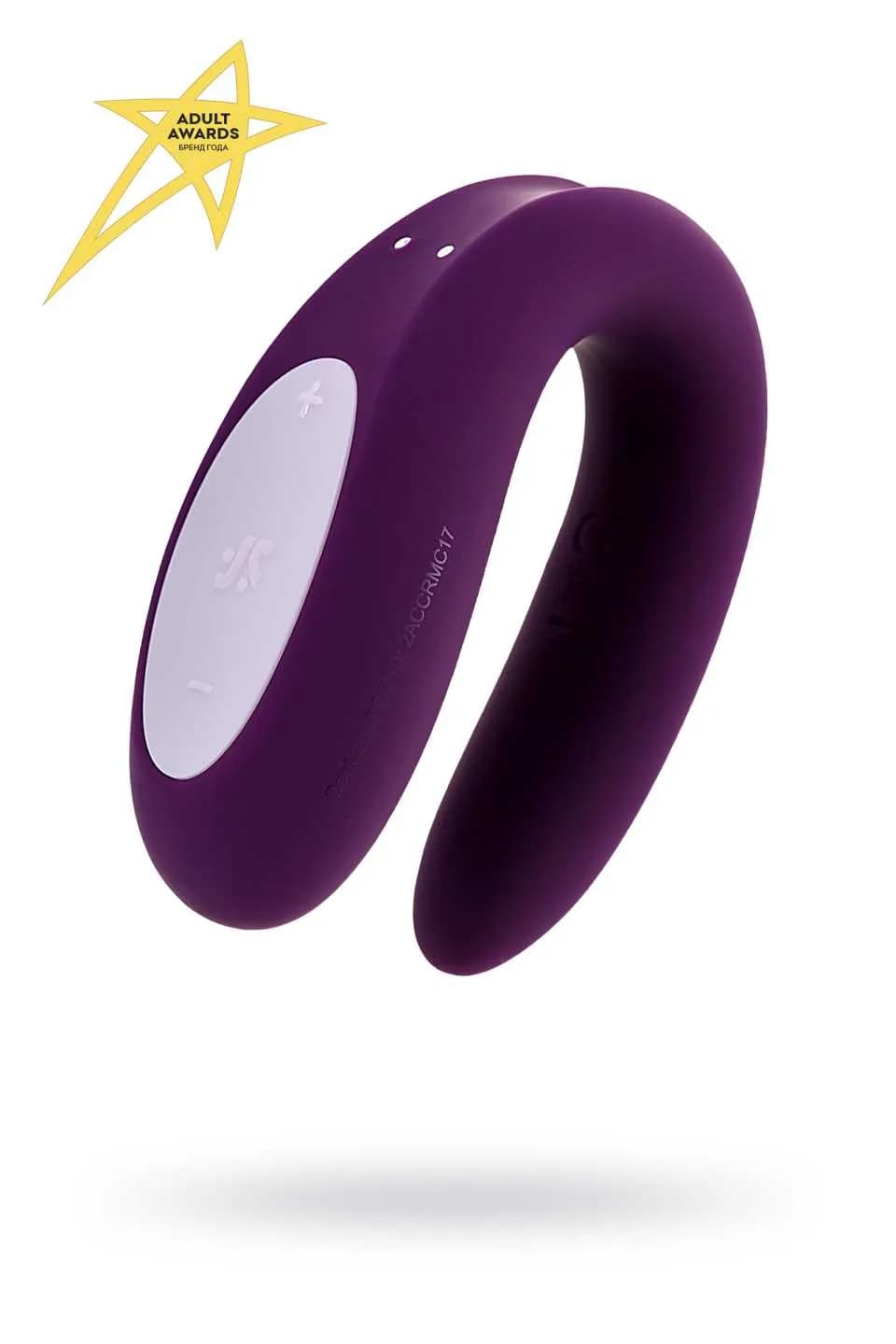 Многофункциональный стимулятор для пар Satisfyer Partner Double Joy, Силикон, Фиолетовый, 18 см