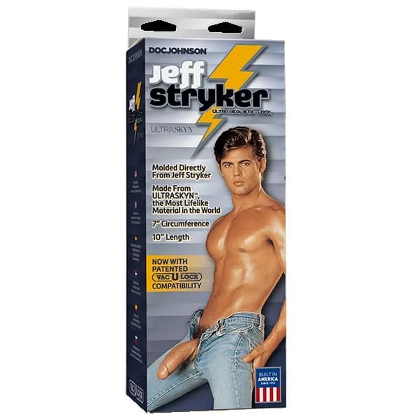 Ультра - реалистик Jeff Stryker ULTRASKYN™ 10 Realistic Cock DJ Doc Johnson, длина 25.60 см, диаметр 5.80 см