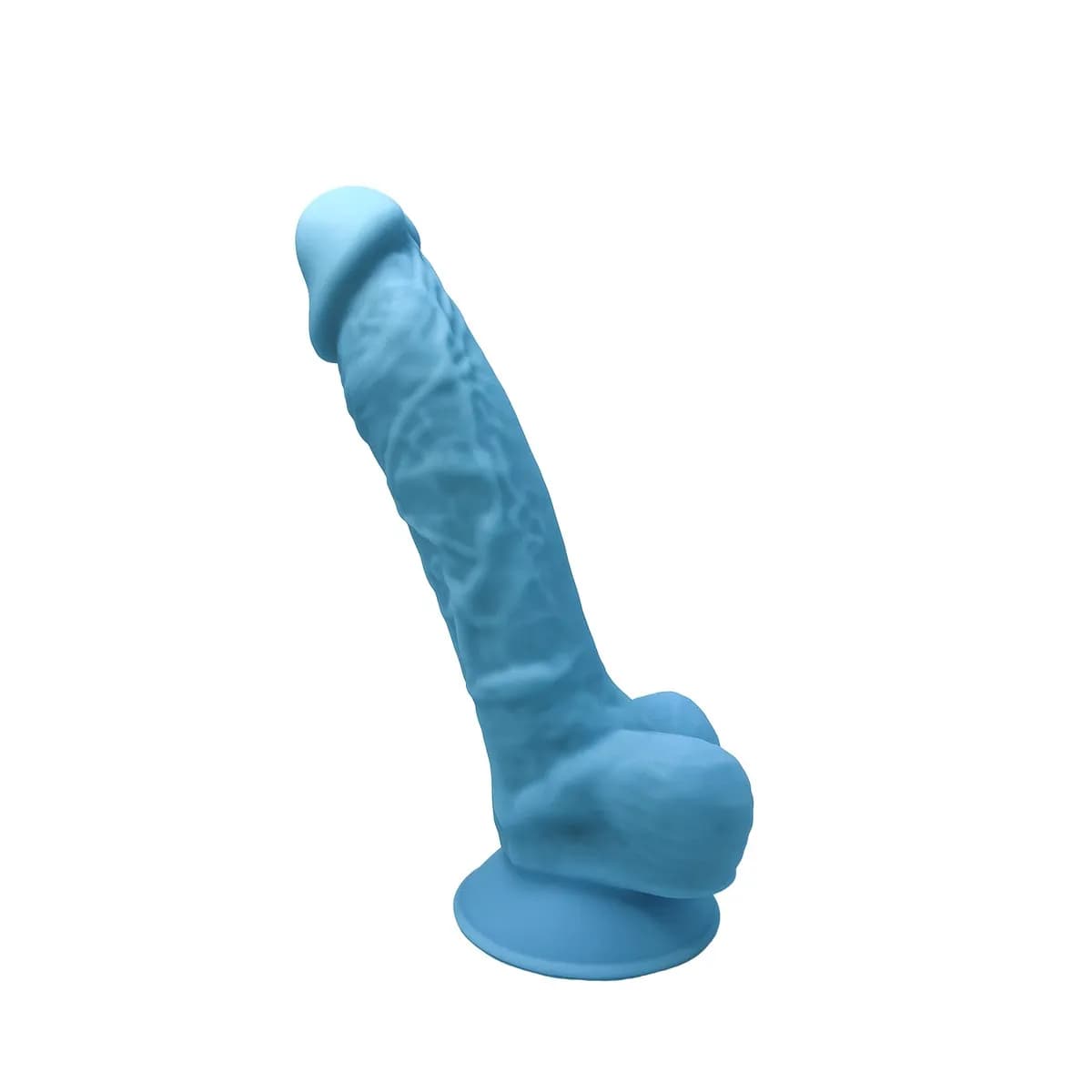 SileXD Фаллоимитатор Model 1 7 голубой Adrien Lastic , длина 17.60см, диаметр 3.50см 