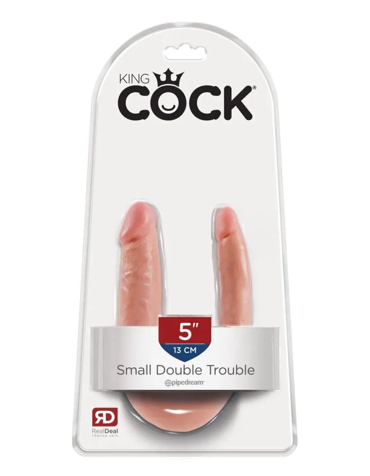 U-Shaped Small Double Trouble Фаллоимитатор реалистик двухголовый Pipedream, длина 33.50 см, диаметр 2.80 см