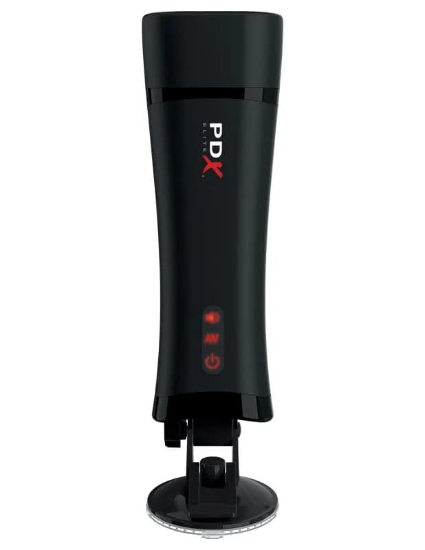 Вибромастурбатор вагина с голосовым откликом PDX Elite Talk Back Super Stroker Pipedream, c вибрацией, длина 22.80 см, диаметр 5.70 см