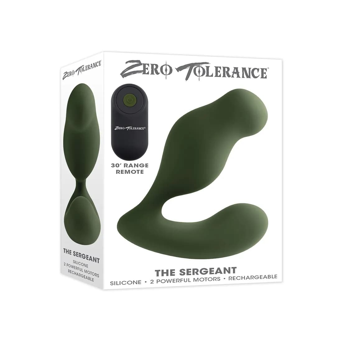 Вибромассажер простаты The Sergeant Evolved, c вибрацией, диаметр 3.47 см