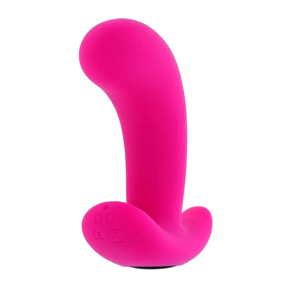 Вибромассажёр простаты с пультом ДУ Hooking Up Evolved, c вибрацией, длина 9.53 см, диаметр 2.62 см 