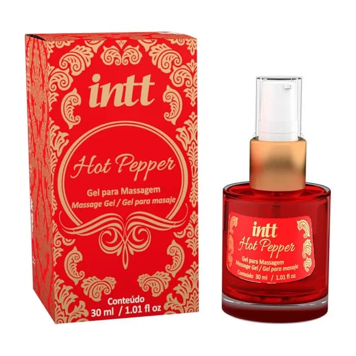 Массажный гель HOT PEPPER, 30 мл Intt Cosmetics