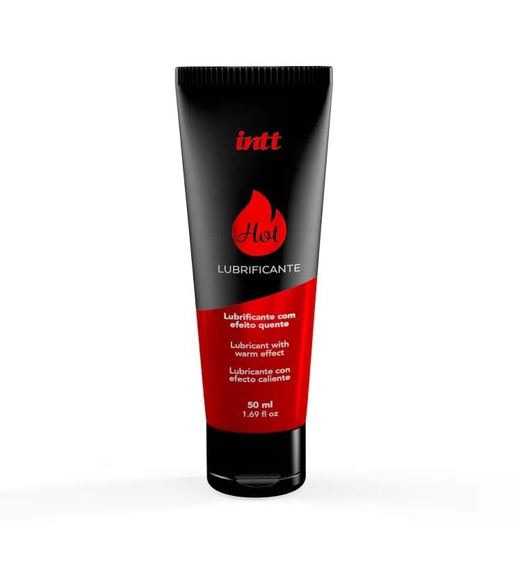 Увлажняющий гель HOT, 50 мл Intt Cosmetics приятным согревающим эффектом и сладким вкусом