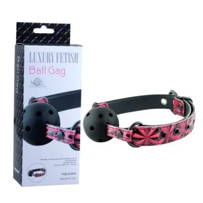 Кляп-шар BALL GAG L 680 мм D 44 мм, цвет красный