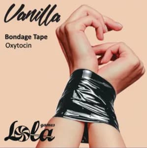 БОНДАЖНАЯ ЛЕНТА  20 метров VANILLA OXYTOCIN BLACK