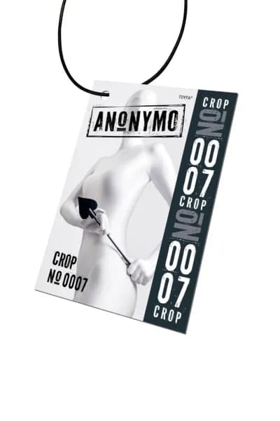 СТЕК ANONYMO #0007, PU КОЖА, ЧЕРНЫЙ, 36 СМ