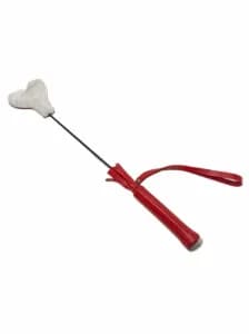 МИНИ-СТЕК СЕРДЕЧКО RED из натуральной красной кожи