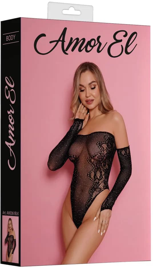 Боди Amor EL Lara со стразами (S/L) 42-46