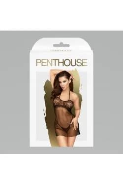 Пеньюар Penthouse "All yours" black (S/M) в комплекте с трусиками.