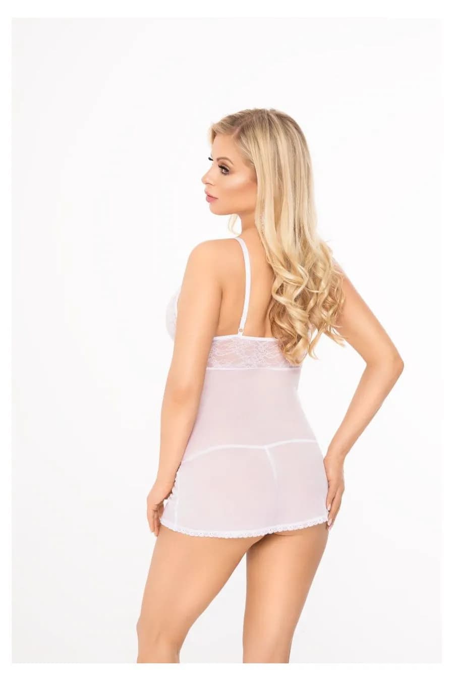 Сорочка ночная и трусики Softline Collection, Cheryl, белый, S/M