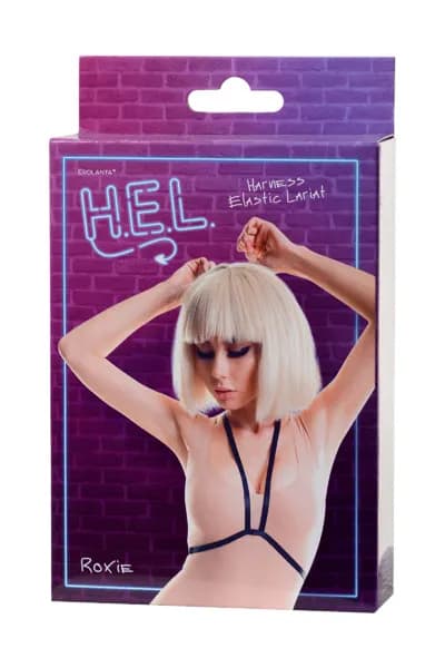 СТРЕП H.E.L. ROXIE, ТЕКСТИЛЬ, ЧЁРНЫЙ, OS