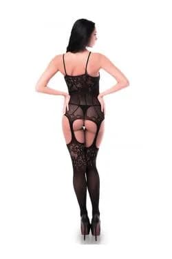 Кетсьюит (боди-комбинезон) Isabel S/L черный