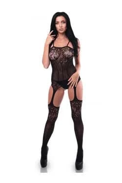 Кетсьюит (боди-комбинезон) Isabel S/L черный