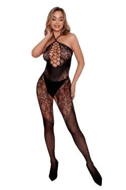 Кетсьюит (боди-комбинезон) S/L черный