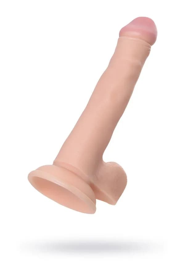 Реалистичный фаллоимитатор RealStick Nude, PVC, телесный, 22,5 см