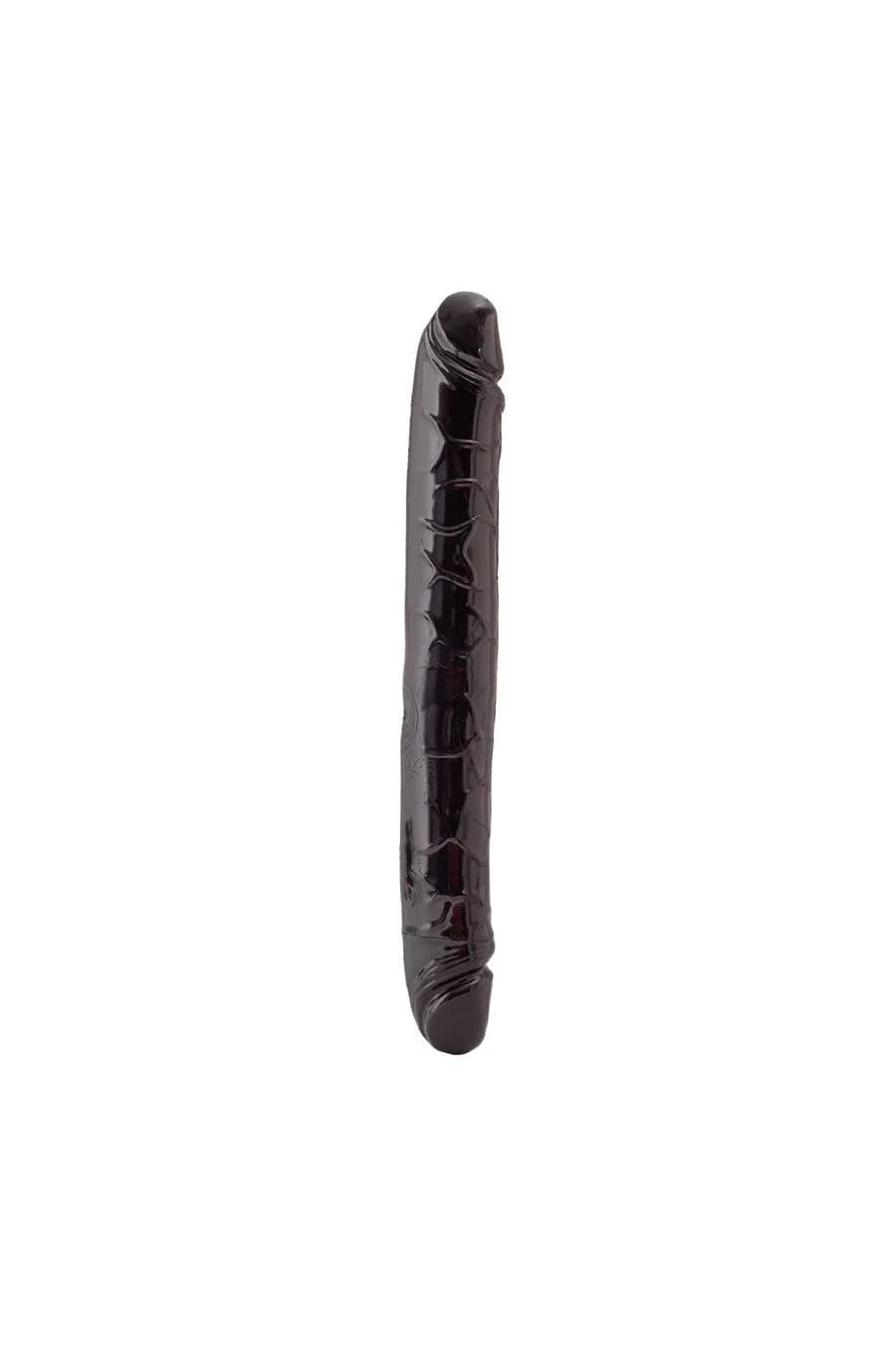 Двусторонний фаллоимитатор Black&Red by TOYFA, ПВХ, чёрный, 31 см
