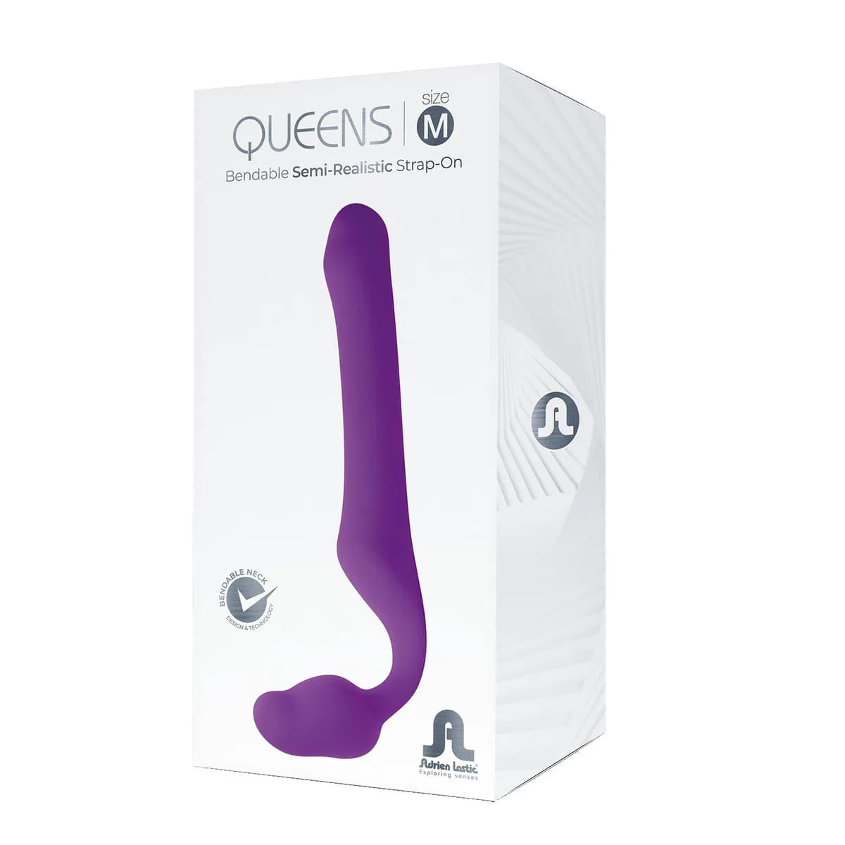 Queens M безремневой страпон розовый Adrien Lastic , длина 16.00 см, диаметр 4.10 см