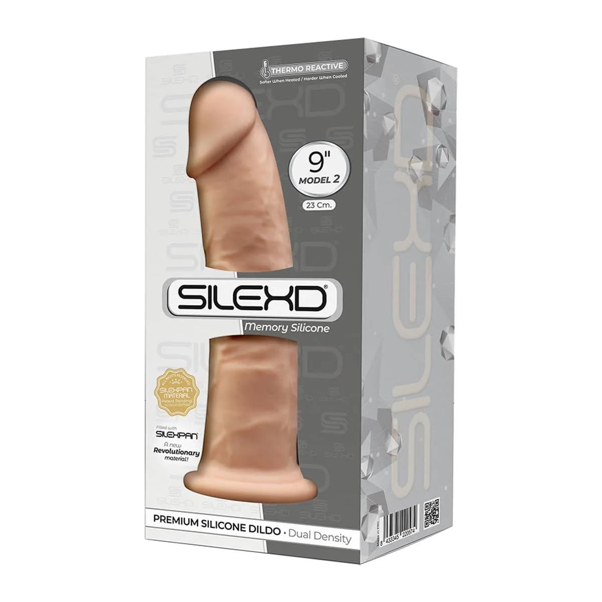 SileXD Фаллоимитатор на присоске MODEL 2 (9) Adrien Lastic , длина 22.90 см