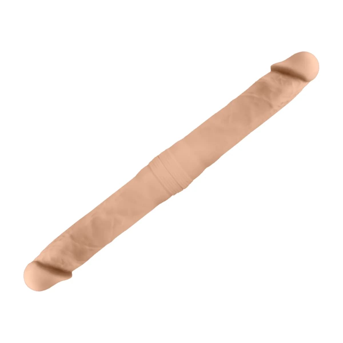 Двусторонний фаллоимитатор Model 1 Double Dong S Flesh Adrien Lastic , длина 38.50 см, диаметр 3.90 см