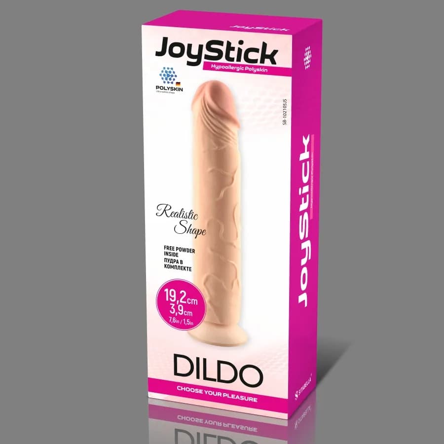 Фаллоимитатор JoyStick на присоске, 19,2 см SITABELLA, длина 19.20 см, диаметр 3.90 см