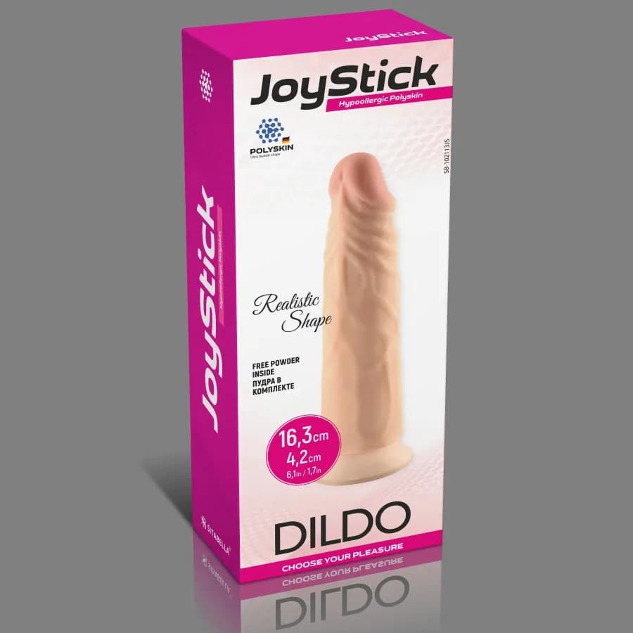 Фаллоимитатор JoyStick на присоске, 16,3 см SITABELLA, длина 16.30 см, диаметр 4.20 см 