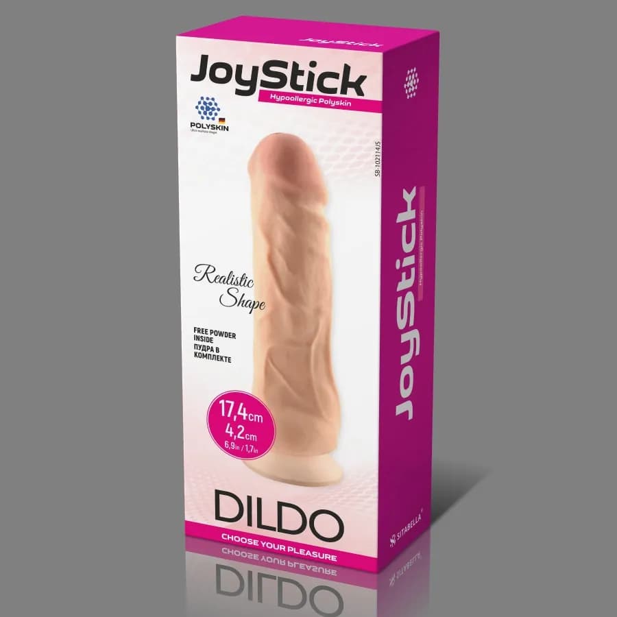 Фаллоимитатор JoyStick на присоске, 17,4 см SITABELLA, длина 17.40 см, диаметр 4.20 см