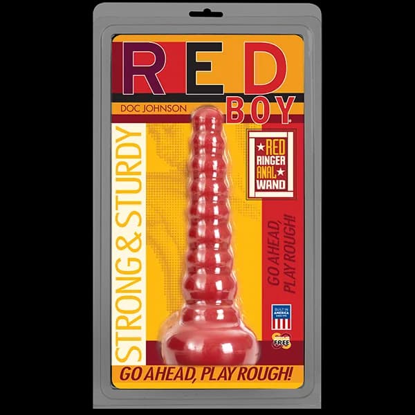 Анальный фаллоимитатор Red Boy - Anal Wand Butt Plug