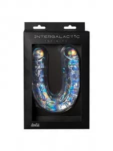 Двусторонний прозрачный фаллоимитатор Infinity 33,5 диаметр 3,8 см.