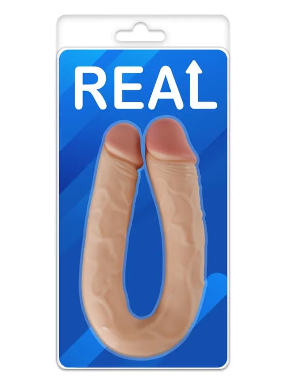 Двусторонний фаллоимитатор REAL Длина: 46 см.