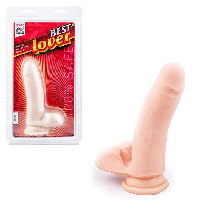 Фаллоимитатор с мошонкой BEST LOVER для женщин