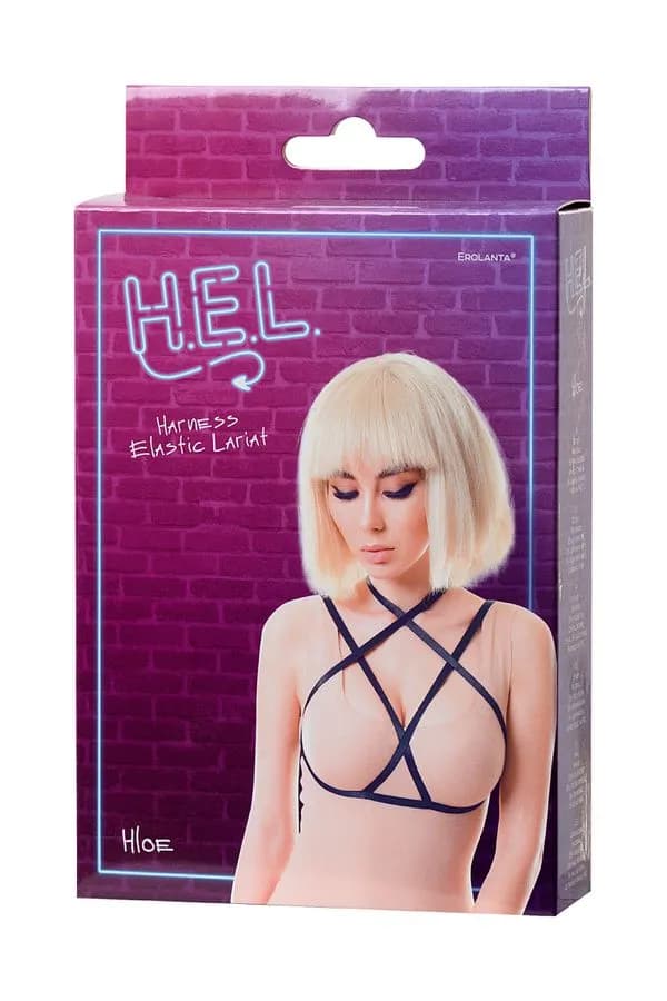 Стреп H.E.L. Hloe, текстиль, черный, OS