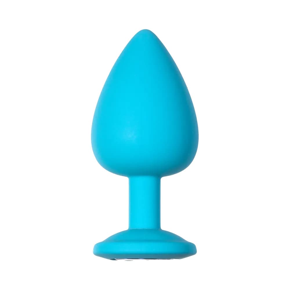 АНАЛЬНАЯ ПРОБКА EMOTIONS CUTIE LARGE TURQUOISE LIGHT PURPLE CRYSTAL 4013-04LOLA