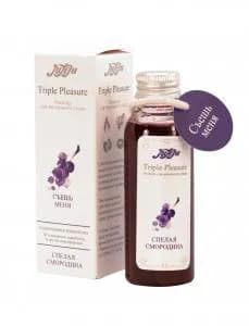 Интимный лубрикант 3в1 с согревающим эффектом "TRIPLE PLEASURE" СПЕЛАЯ СМОРОДИНА 65 ГР