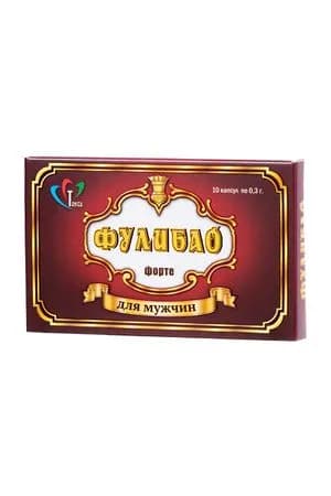 Высококачественная эрекция и продление БАД Фулибао-Форте 10 капсул
