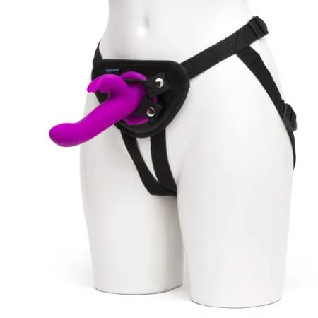 Страпон Happy Rabbit Strap-on Kit фиолетовый 9 возбуждающих режимов