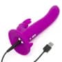 Страпон Happy Rabbit Strap-on Kit фиолетовый 9 возбуждающих режимов